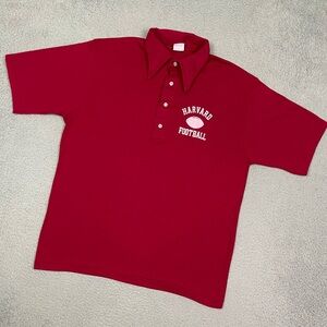 Vintage 90s Harvard University polo shirt